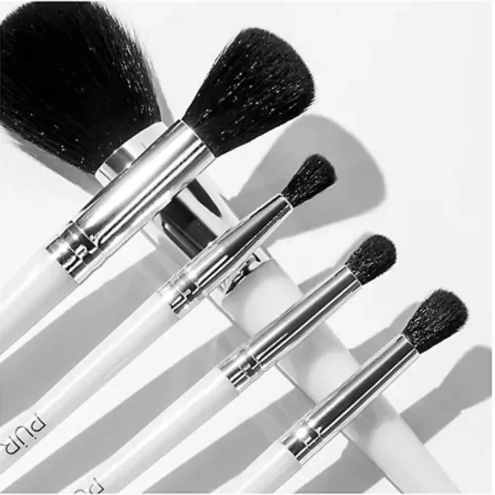 PÜR 5 Piece Brush Set with Holder - NWT
